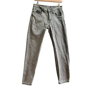 Levi's 514 Straight Leg Denim Gray Jeans Men's 30x32 Actual (30x31) ‎ Light Wash